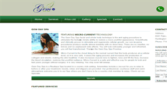 Desktop Screenshot of gemdayspa.com